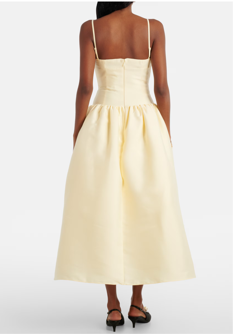 Self Portrait Yellow Taffeta