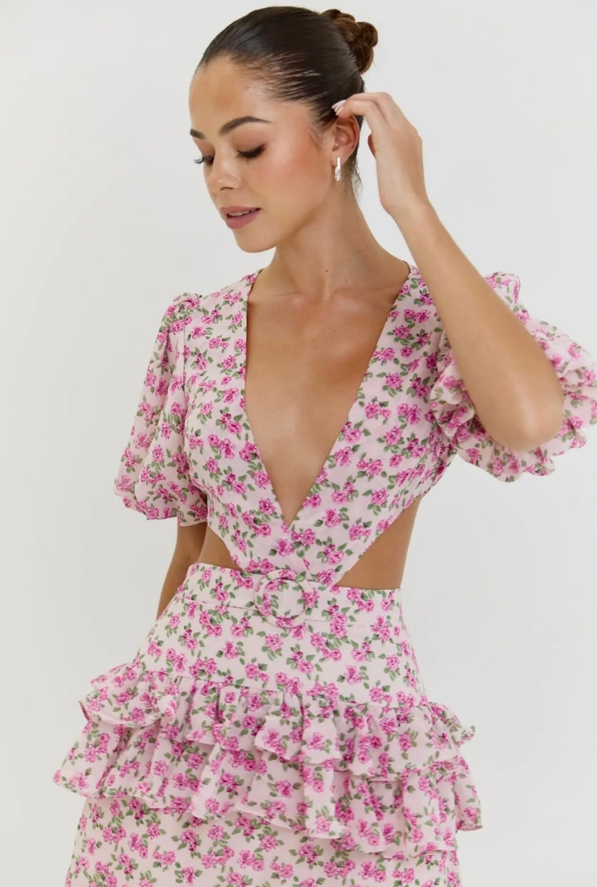 Anne Louise Boutique Cassini Cap-Sleeve