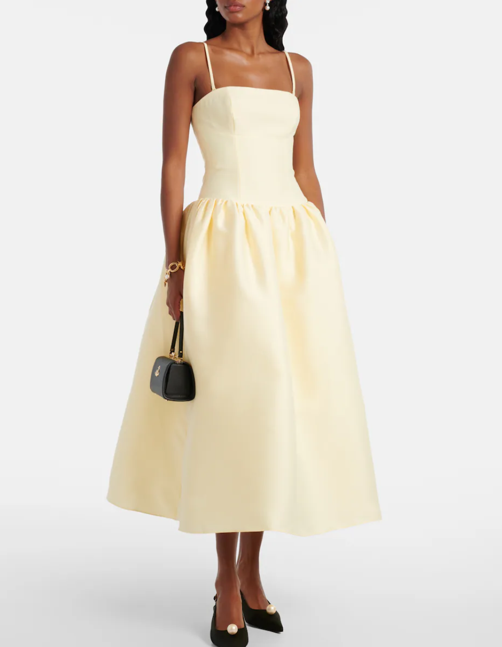 Self Portrait Yellow Taffeta